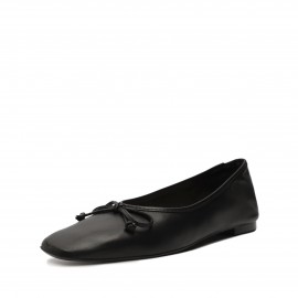 Women's black flat shoes
